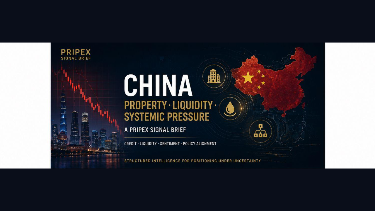 China Property Stress and Liquidity Pressure: A Systemic Positioning Signal