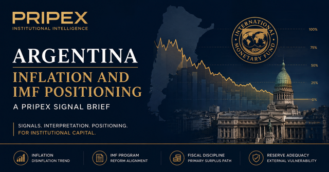 Argentina Inflation and IMF Positioning — A PRIPEX Signal Brief