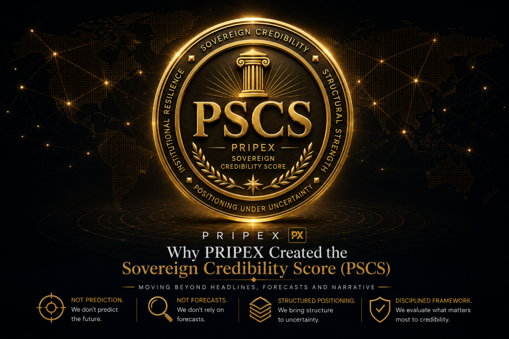 Why PRIPEX Created the Sovereign Credibility Score (PSCS)